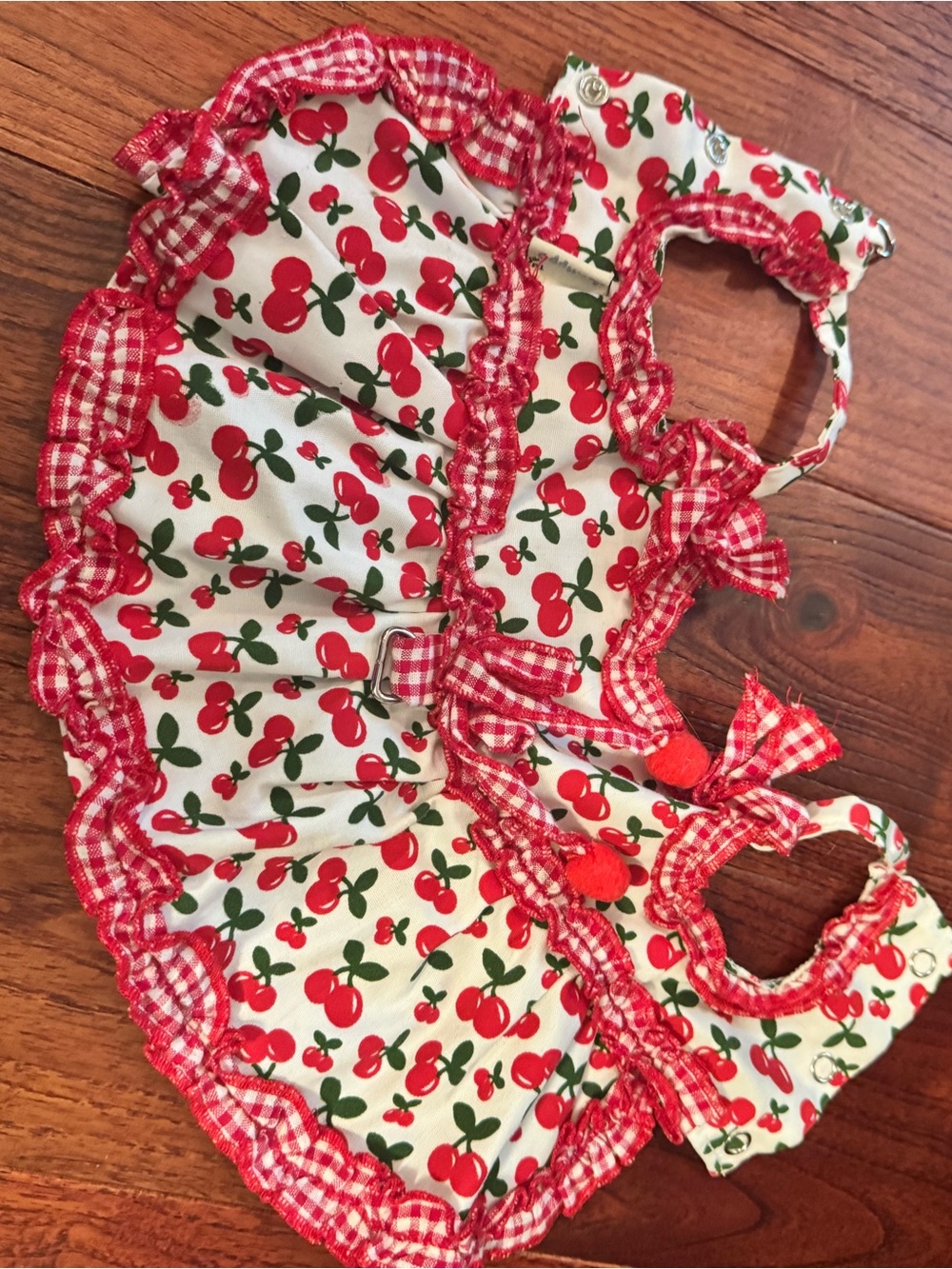 Bundle of 4 XS Dog Outfits and Harness - Picture 3 of 7